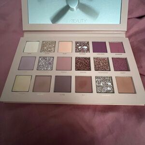 HUDA BEAUTY Eyeshadow Palette - Purple, Gold, and Brown Tones